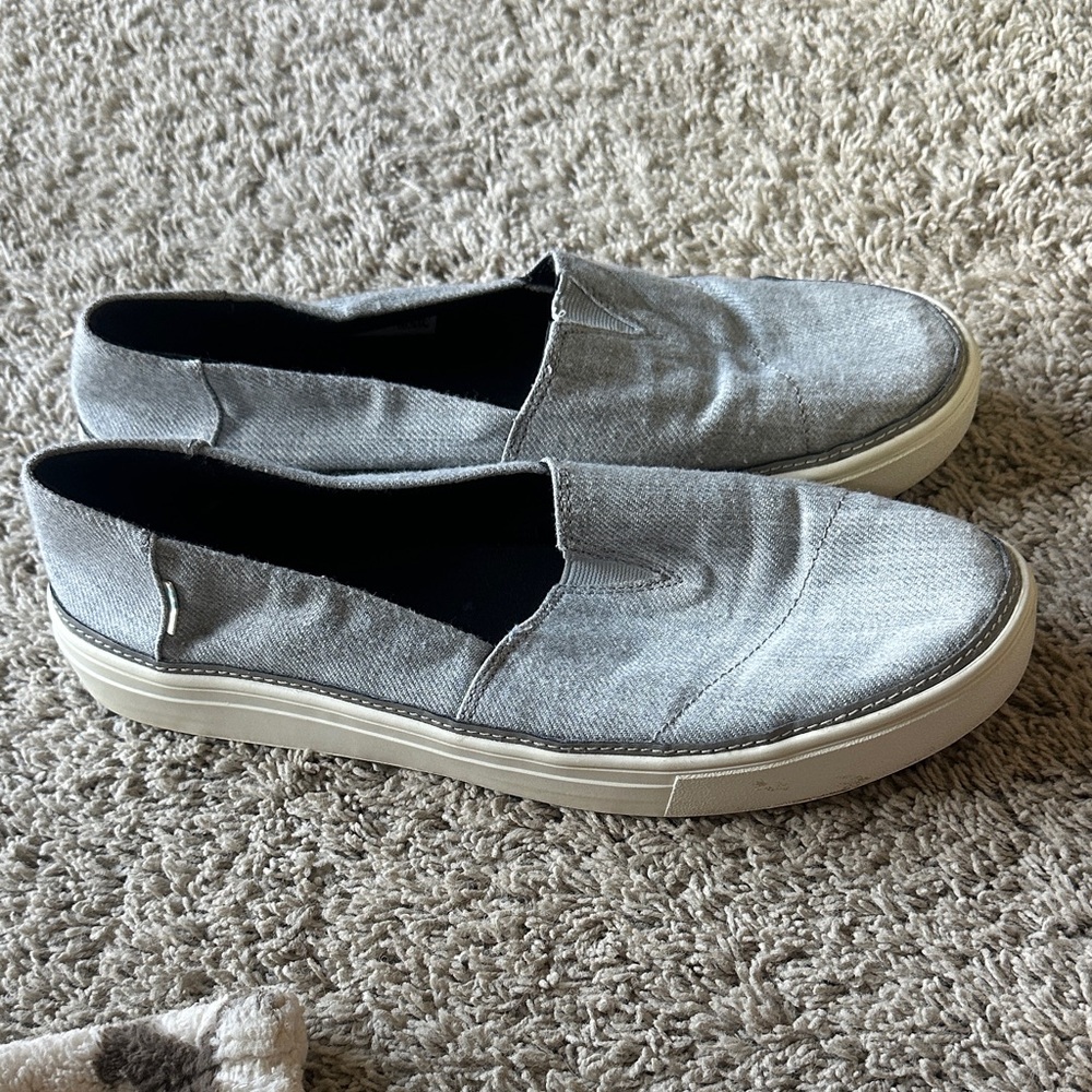 Slip-On Casual women's Shoes in Light Gray